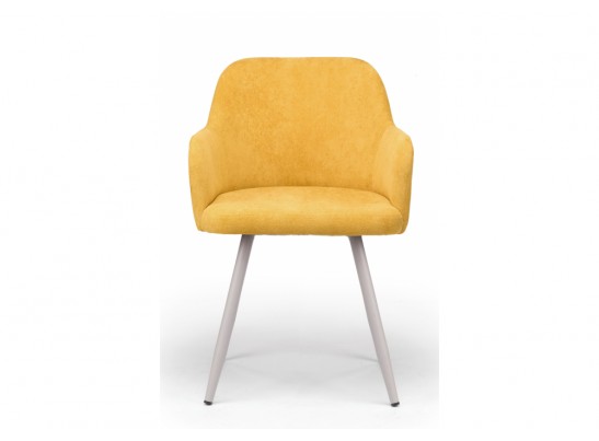 Стул на металлокаркасе Инфини 360 горчичный (ocean 016) / серый в Набережных Челнах