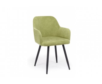 Стул на металлокаркасе Инфини зеленый (ocean 013) / черный