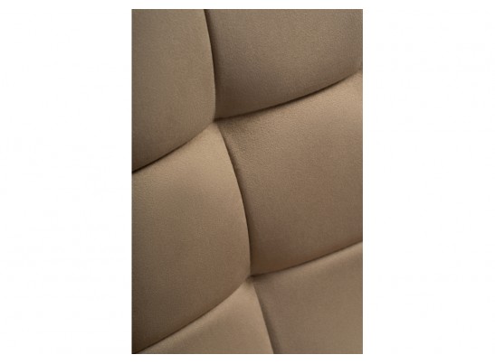 Стул на металлокаркасе Келми микровелюр светло-бежевый / черный глянец в Набережных Челнах