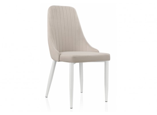 Стул на металлокаркасе Kora white / beige в Набережных Челнах