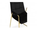 Стул на металлокаркасе Lana black / gold в Набережных Челнах