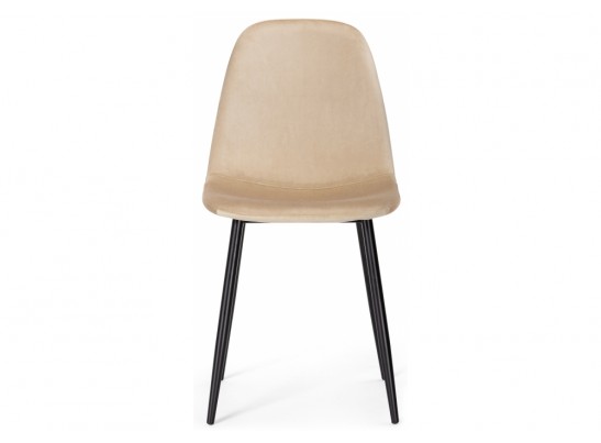 Стул на металлокаркасе Lilu dark beige / black в Набережных Челнах