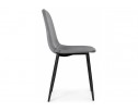 Стул на металлокаркасе Lilu dark grey / black в Набережных Челнах