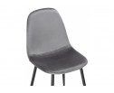 Стул на металлокаркасе Lilu dark grey / black в Набережных Челнах