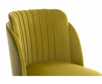 Стул на металлокаркасе Orly khaki / green