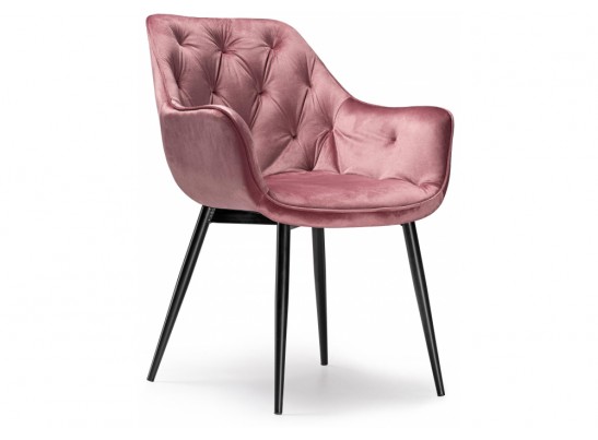 Стул на металлокаркасе Remo dark pink в Набережных Челнах