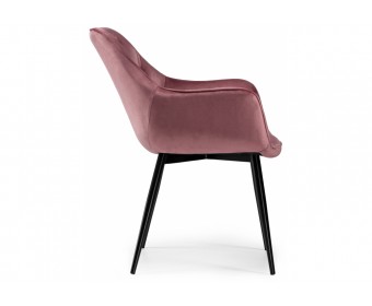Стул на металлокаркасе Remo dark pink
