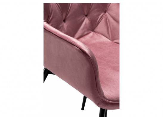 Стул на металлокаркасе Remo dark pink в Набережных Челнах