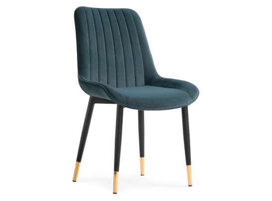 Стул на металлокаркасе Seda 1 green / black / gold в Набережных Челнах
