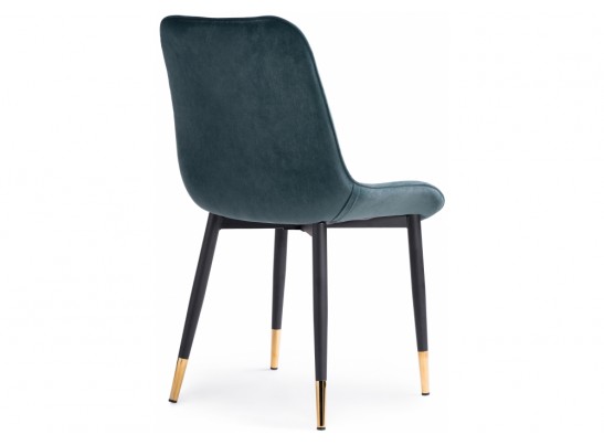 Стул на металлокаркасе Seda 1 green / black / gold в Набережных Челнах