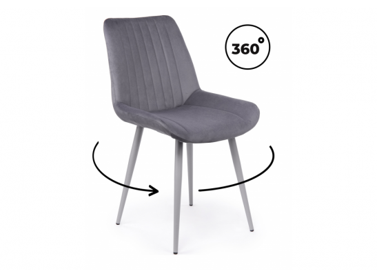 Стул на металлокаркасе Седа 360 темно-серый (zd 995) / серый в Набережных Челнах