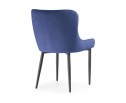 Стул на металлокаркасе Teo dark blue / black в Набережных Челнах