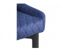Стул на металлокаркасе Teo dark blue / black в Набережных Челнах