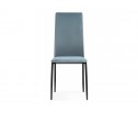 Стул на металлокаркасе Tod light blue / black в Набережных Челнах