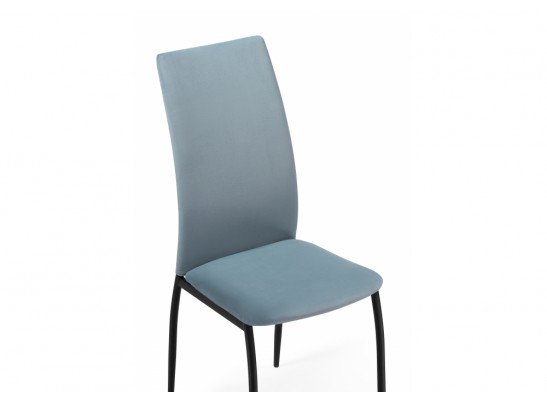 Стул на металлокаркасе Tod light blue / black в Набережных Челнах