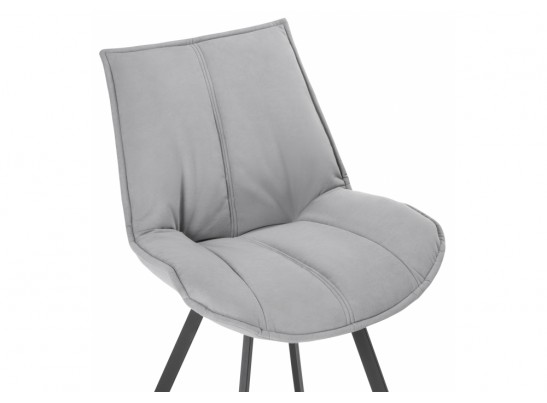 Стул на металлокаркасе Тува серый / черный каркас в Набережных Челнах