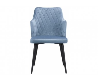 Стул на металлокаркасе Velen light blue