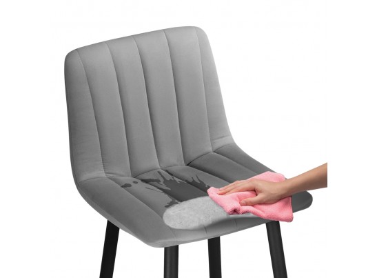 Полубарный стул Дани латте / черный в Набережных Челнах