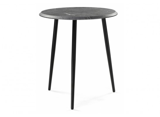 Журнальный столик Абелия мрамор темно-серый / черный матовый в Набережных Челнах