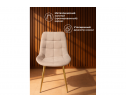 Стул на металлокаркасе Челси К бежевый (zd 210) / золотой в Набережных Челнах