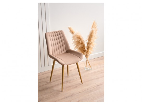 Стул на металлокаркасе Седа 360 бежевый (zd 210) / золотой в Набережных Челнах