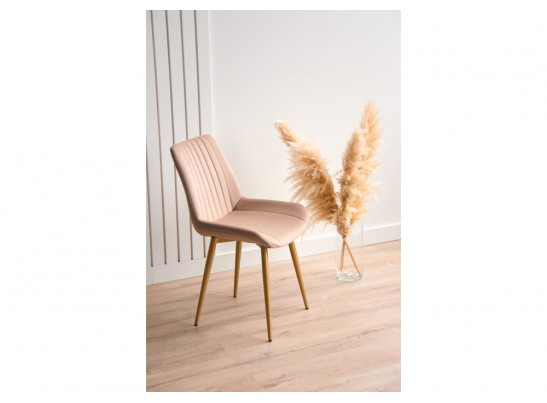 Стул на металлокаркасе Седа 360 бежевый (zd 210) / золотой в Набережных Челнах