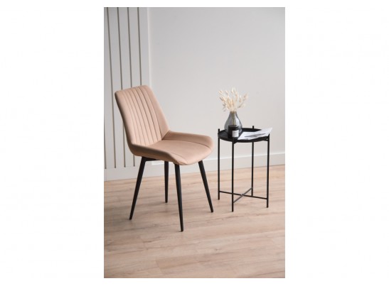 Стул на металлокаркасе Седа бежевый (zd 210) / черный в Набережных Челнах