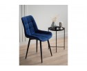 Стул на металлокаркасе Челси 360 К синий (zd 798) / черный в Набережных Челнах
