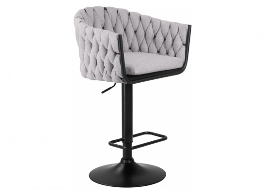Барный стул 9690-LM Leon серый / черный в Набережных Челнах