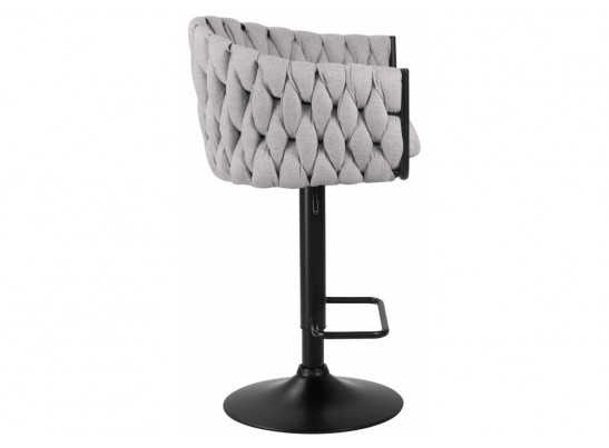 Барный стул 9690-LM Leon серый / черный в Набережных Челнах