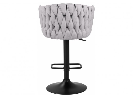 Барный стул 9690-LM Leon серый / черный в Набережных Челнах