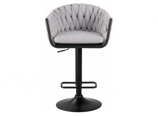 Барный стул 9690-LM Leon серый / черный в Набережных Челнах