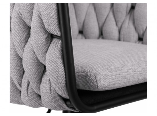 Барный стул 9690-LM Leon серый / черный в Набережных Челнах