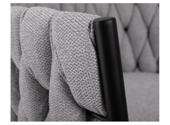 Барный стул 9690-LM Leon серый / черный в Набережных Челнах