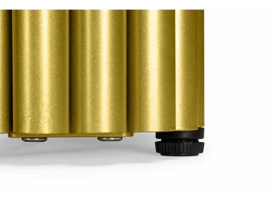 Деревянный стол Бавария B 160 х 90 белая пленка шагрень / золото