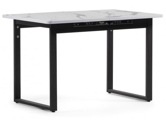 Деревянный стол Кэрин черный / белый в Набережных Челнах