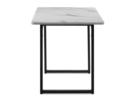 Деревянный стол Кэрин черный / белый в Набережных Челнах