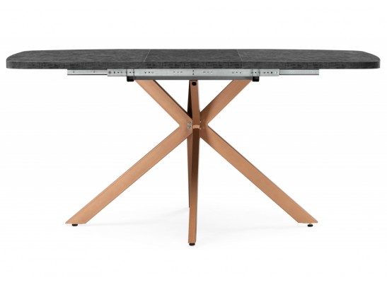 Деревянный стол Кортез 32 116(160)x77 раздвижной малави / медь