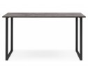 Деревянный стол Лиман 140 х 80 бетон светлый / черный матовый в Набережных Челнах