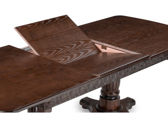 Деревянный стол Морнит 180(240)х100х76 орех темный / орех в Набережных Челнах