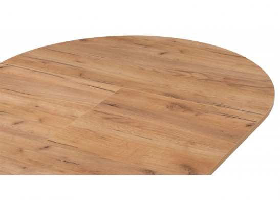 Деревянный стол Орион 90 / 130 дуб крафт золотой / черный матовый в Набережных Челнах