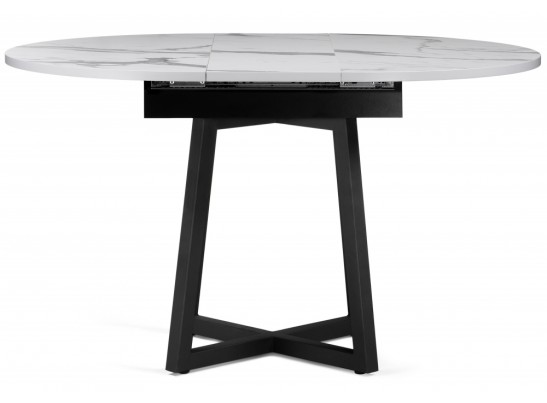 Деревянный стол Регна белый / черный каркас в Набережных Челнах