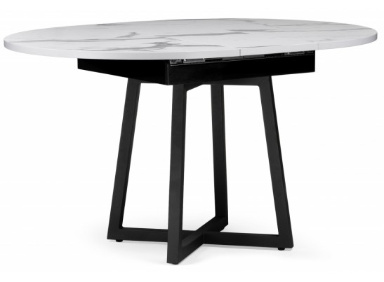 Деревянный стол Регна белый / черный каркас в Набережных Челнах