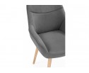 Деревянный стул Флюид 360 темно-серый (zd 995) / светлое дерево в Набережных Челнах