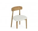 Деревянный стул Okava 1 бежевая рогожка / светлое дерево