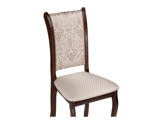 Деревянный стул Вилмот темный орех / бежевый в Набережных Челнах