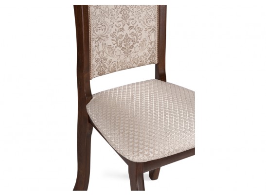 Деревянный стул Вилмот темный орех / бежевый в Набережных Челнах