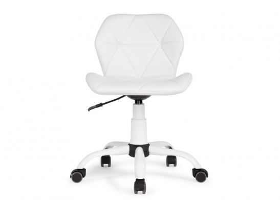 Компьютерное кресло Вальд экокожа белая в Набережных Челнах