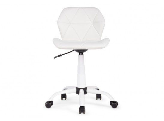 Компьютерное кресло Вальд экокожа белая в Набережных Челнах