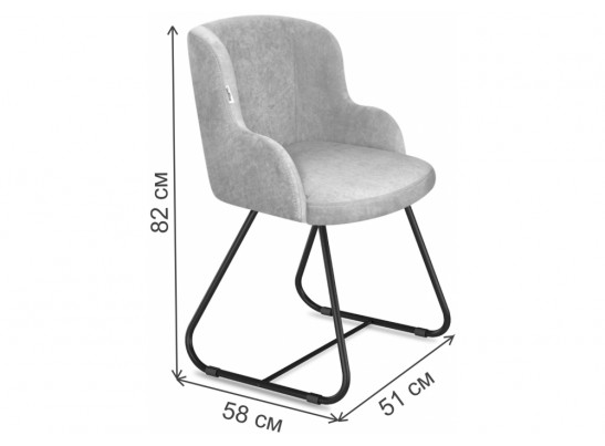 Кресло SHT-ST39/S38 латте / черный муар в Набережных Челнах